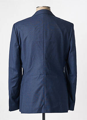 Blazer tissage chiné bleu HUGO BOSS homme