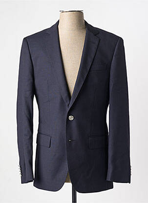 Blazer coupe cintrée bleu HUGO BOSS homme