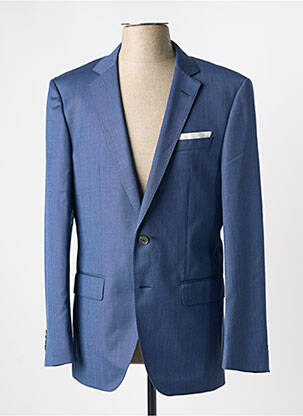 Blazer tissage chiné bleu HUGO BOSS homme