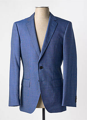 Blazer tissage chiné bleu HUGO BOSS homme