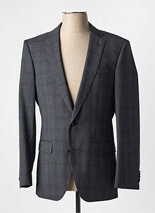 Blazer coupe cintrée gris HUGO BOSS homme