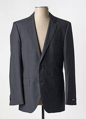Blazer finition intérieure doublure imprimée gris HUGO BOSS homme