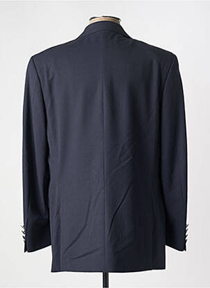 Blazer coupe cintrée bleu BRUNO SAINT HILAIRE homme