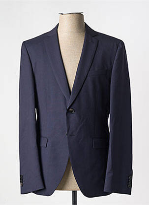 Blazer coupe cintrée bleu HUGO BOSS homme