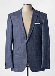 Blazer tissage chiné bleu HUGO BOSS homme