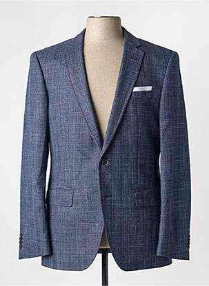 Blazer tissage chiné bleu HUGO BOSS homme
