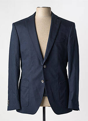 Blazer coupe cintrée bleu HUGO BOSS homme
