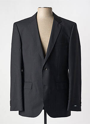 Blazer coupe cintrée noir HUGO BOSS homme