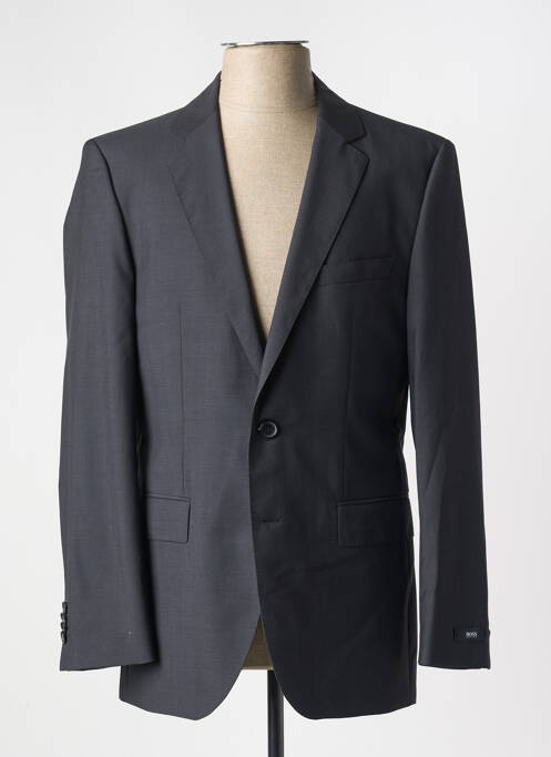 Blazer finition intérieure doublure imprimée gris HUGO BOSS homme