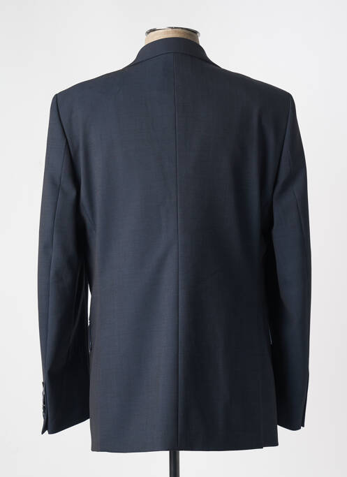 Blazer coupe cintrée bleu BRUNO SAINT HILAIRE homme