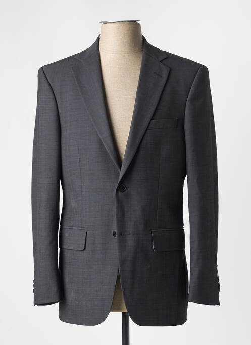 Blazer tissage chiné gris BRUNO SAINT HILAIRE homme