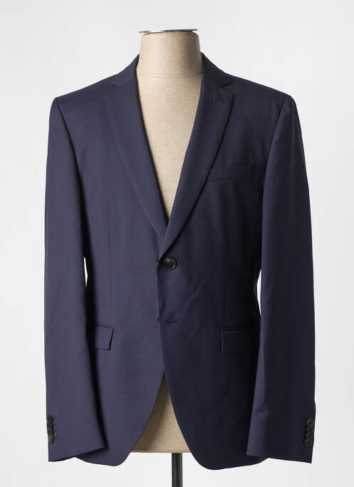 Blazer coupe cintrée bleu HUGO BOSS homme