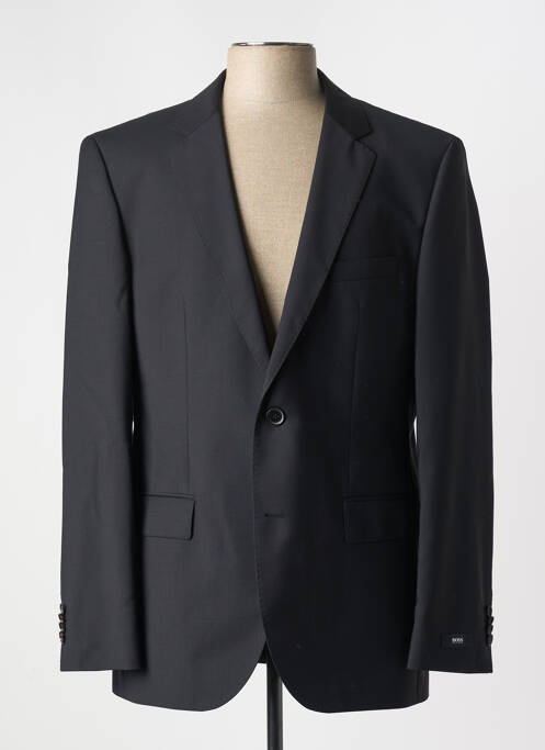 Blazer coupe cintrée noir HUGO BOSS homme