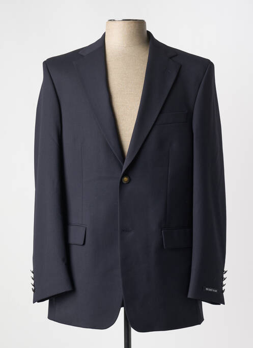 Blazer coupe cintrée bleu BRUNO SAINT HILAIRE homme