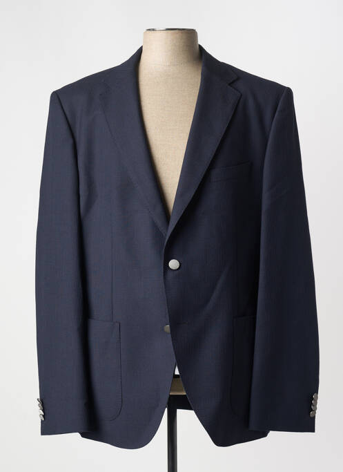 Blazer coupe cintrée bleu HUGO BOSS homme