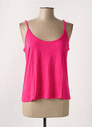 Top tissage jersey fines bretelles rose MERI & ESCA femme