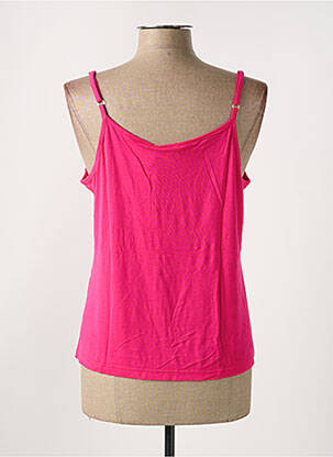 Top tissage jersey fines bretelles rose MERI & ESCA femme