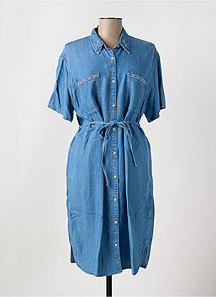 Robe mi-longue bleu GRIFFON femme