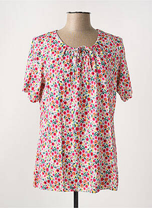 Tunique manches courtes rouge GRIFFON femme