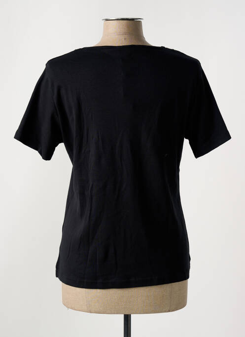 T-shirt col v manches courtes noir MERI & ESCA femme