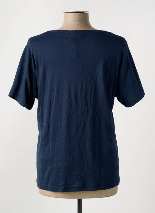 T-shirt col v manches courtes bleu MERI & ESCA femme