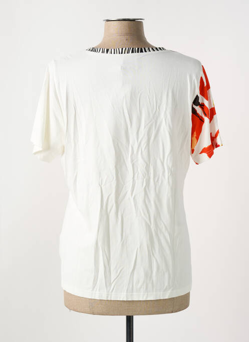 Top tissage jersey manches courtes orange GUY DUBOUIS femme