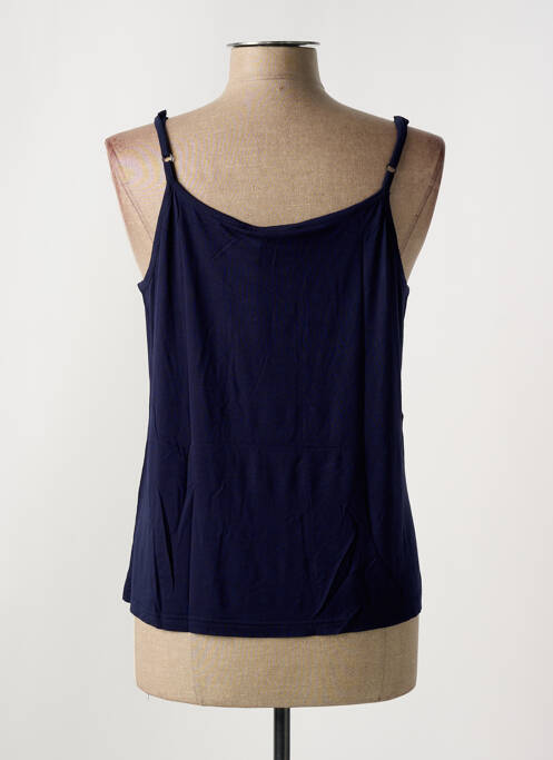 Top tissage jersey fines bretelles bleu MERI & ESCA femme