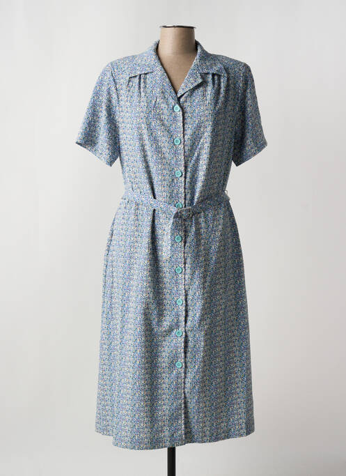 Robe mi-longue bleu GRIFFON femme