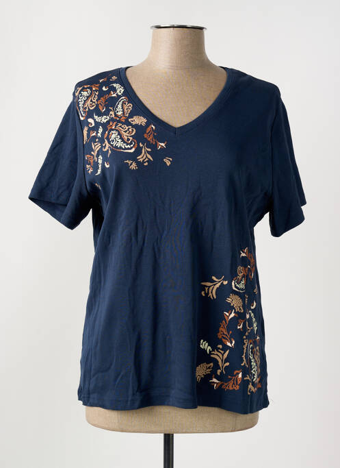 T-shirt bleu MERI & ESCA femme