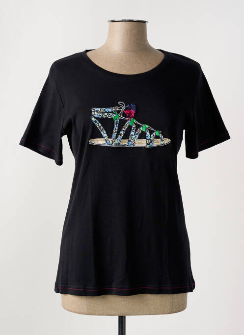 T-shirt noir GRIFFON femme