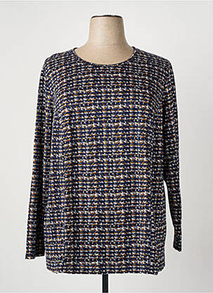 T-shirt manches longues manches longues bleu GUY DUBOUIS femme