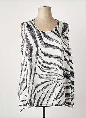 Top sans manche sans manche blanc MERI & ESCA femme