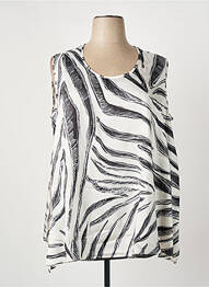 Top sans manche sans manche blanc MERI & ESCA femme
