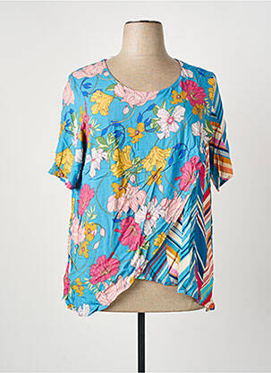 Top manches courtes manches courtes bleu MERI & ESCA femme