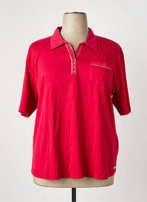 Polo manches courtes manches courtes rose GRIFFON femme