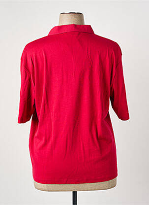Polo coupe droite manches courtes rose GRIFFON femme