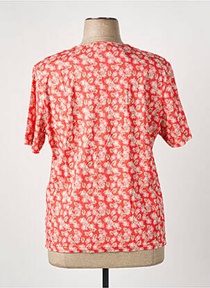 T-shirt stretch manches courtes rouge GRIFFON femme