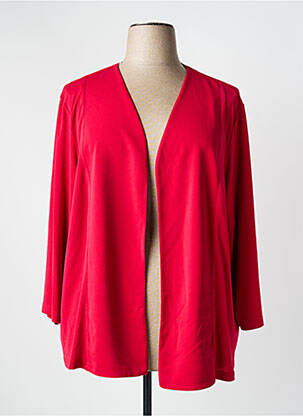 Veste casual coupe droite rose GUY DUBOUIS femme