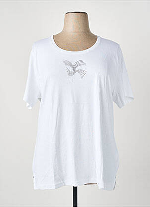 T-shirt blanc GUY DUBOUIS femme