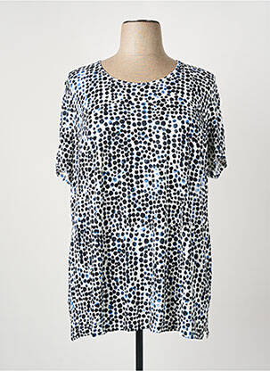 T-shirt bleu GUY DUBOUIS femme