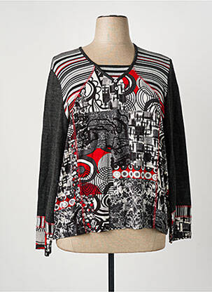 T-shirt gris GUY DUBOUIS femme