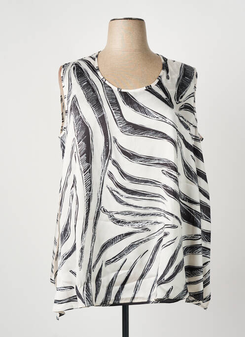 Top sans manche sans manche blanc MERI & ESCA femme