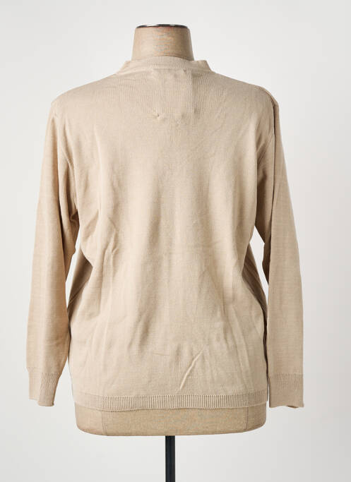 Gilet manches longues beige I.ODENA femme