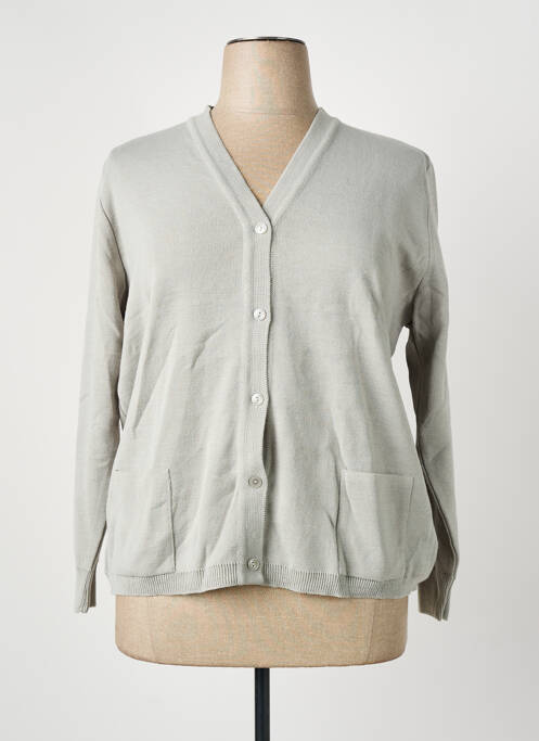 Gilet manches longues gris I.ODENA femme