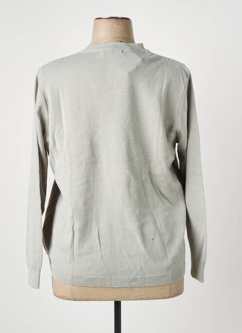 Gilet manches longues gris I.ODENA femme