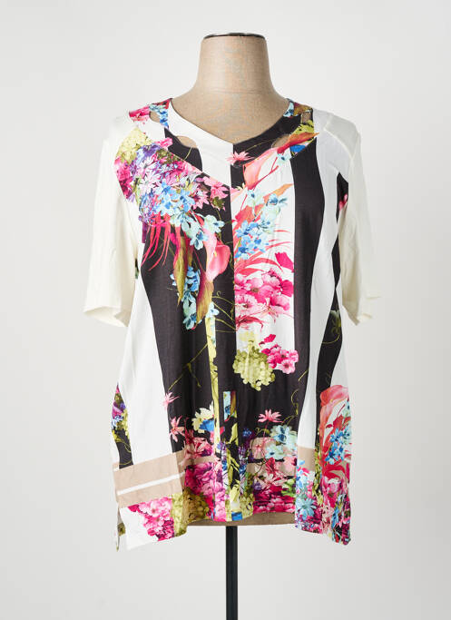 T-shirt blanc GUY DUBOUIS femme