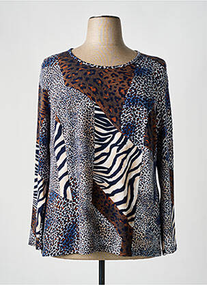 Pull coupe cintrée manches longues gris GUY DUBOUIS femme