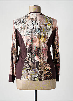 T-shirt manches longues manches longues marron GUY DUBOUIS femme