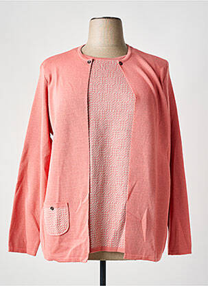 Pull coupe cintrée manches longues rose I.ODENA femme