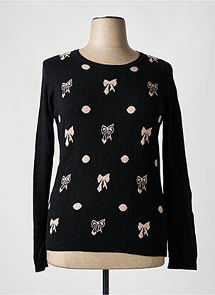 Pull noir QUATRE VINGT JOURS femme